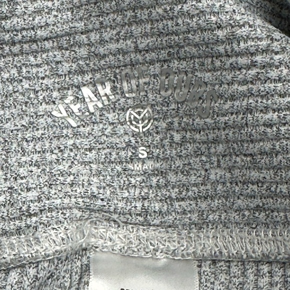 Year of Ours Gray Ribbed Leggings for Athleisure - Picture 2 of 5